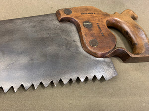 EARLY 28" RIP SAW BY JAMES HOWARTH (CHIP TO SPUR) - Boyshill Tools and Treen