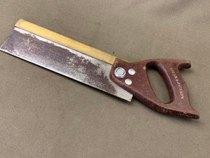 10" BRASS BACK SAW BY SPEAR & JACKSON - Boyshill Tools and Treen