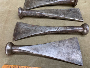Set of 5 Vintage Caulking Irons - Boyshill Tools and Treen